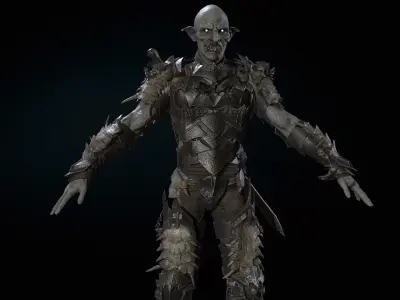 Vampire Knight Low-poly 3D model