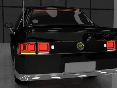 Luxury Japanese Car 3D model