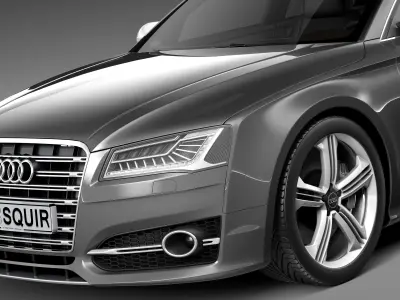 Audi S8 2014 3D model