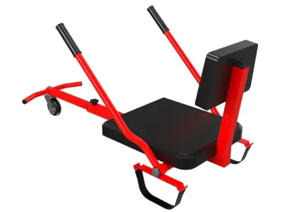 Hoverboard Cart 3D model