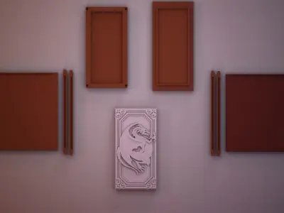 Heraldic Dragon Booknook 3D print model