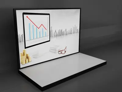 Event Exhibition Setup a278 3D model