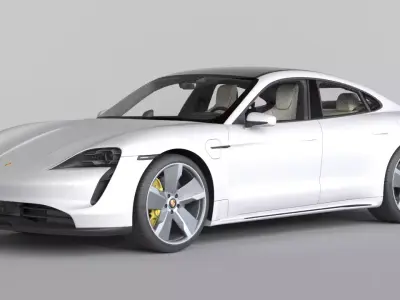 2025 Porsche Taycan 3D model