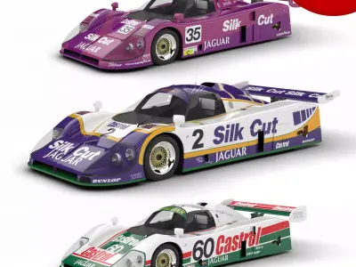 Pack Jaguar XJR-9 Racing 1988 HQ interior
