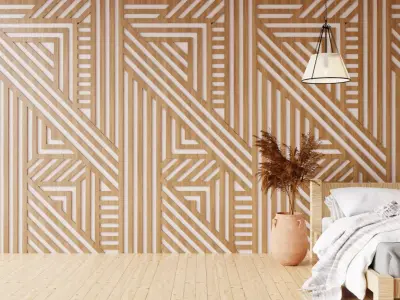 Wall wood seamless set2 V20 3D model