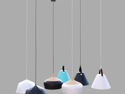 Nordic Pendant Light Collection 01 3D model