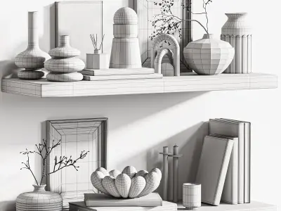 Decorative set12 3D model