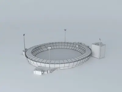 The Gabba melbourne cricket ground Free 3D model