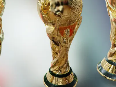 FIFA world Cup Pendant Keychain Earring 3D print model