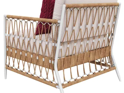 Salt Creek Lounge Chair Serena Lily 3D model Low-poly 3D model