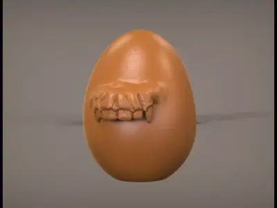 Vampire Egg 3D print model