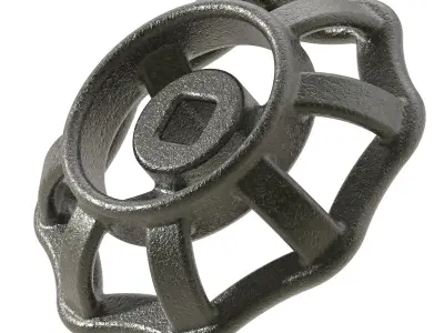 Gate Valve Handle Wheel 3D print model