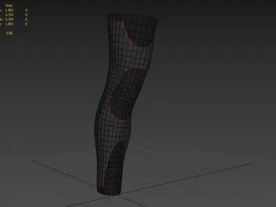 Knee Support M04 Low-poly 3D model