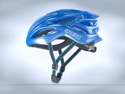 Bicycle Helmet Low-poly 3D model