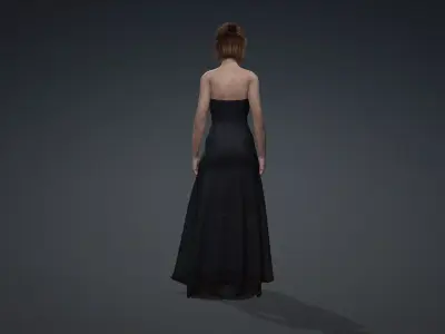 Beautiful Female Character 3D Model 3D model