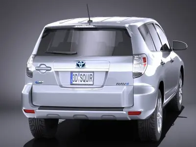 Toyota RAV4 EV 2014 VRAY 3D model