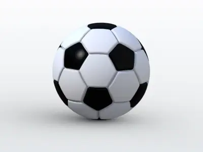 football soccer ball 3D print model
