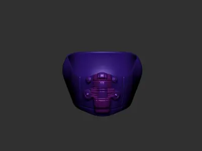 helmet high poly sculpt 3d printable 3D model 3D model