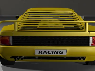 Classic Sports Car 3D model