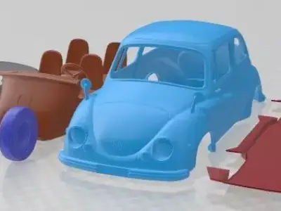 Subaru 360 1958 Printable Car 3D print model