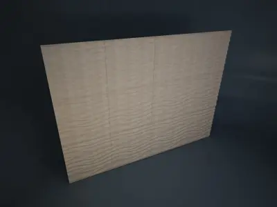 02 SILK PATTERN 3D WALL Low-poly 3D model