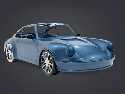 Porsche Classic  3D print model