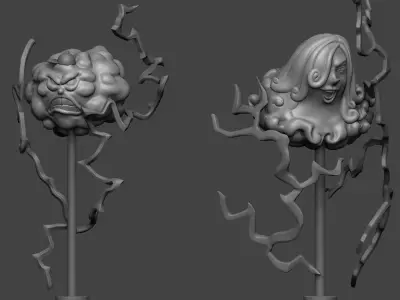 Zeus and Hera Figures - Big Mom - Charlotte Linlin One Piece 3D print model