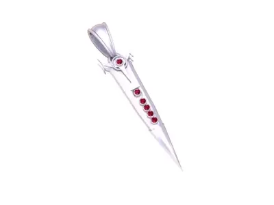 striking pendant 3d printable model  3D print model