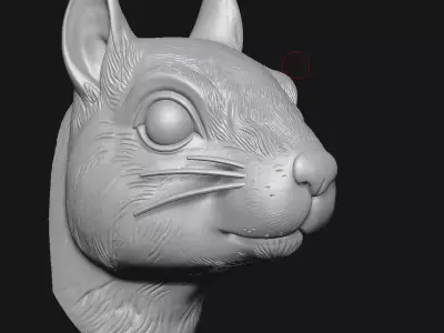 squirrel 3D print model