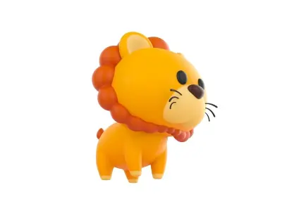 Character031 Lion 3D model