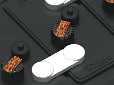 WWII US battery Free 3D print model