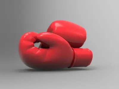 Boxing Gloves Low-poly 3D model buy