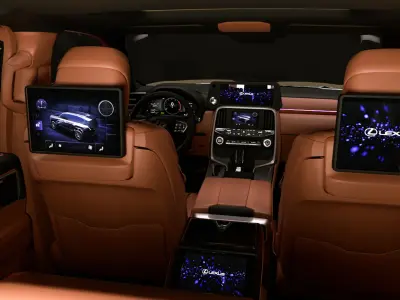 2025 Lexus LX700h 3D model