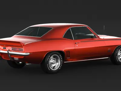 1969 Chevrolet Camaro z28 SS 3D model