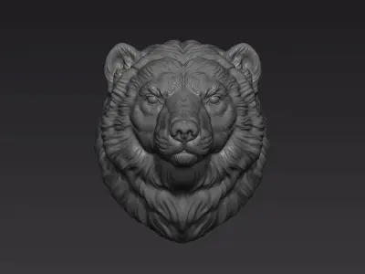 Wolverine head 3D print model