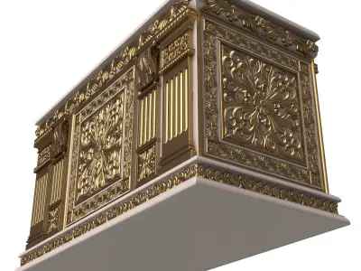 Chest 01 Low-poly 3D model