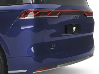 2025 BYD M9 3D model