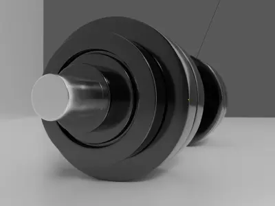 Equipment Gym Dumbbell Weight 3D model 3D model