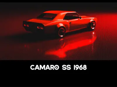 Chevrolet Camaro SS 1968 3D model