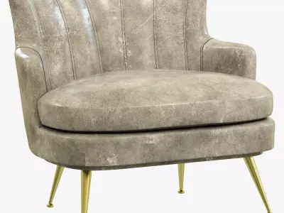 Brabbu Plum Armchair 3D model