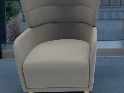 Armchair by IKEA OSKARSHAMN 3D model