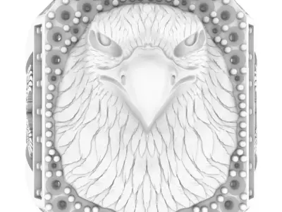 Eagle ring  Free 3D print model