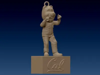 NCAA- Mascot Hanging Figurine Oski University of California 3D print model