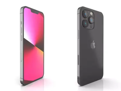 Apple iPhone 13 Pro Max  Low-poly 3D model