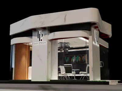  Show Room Store Exhibition a670 f 3D model