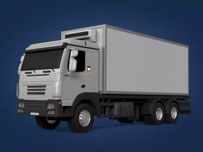 Generic Refrigerator - Small Container - Box Truck 3D model