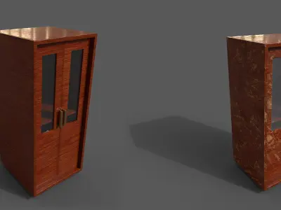 Pack 2 Sets Modern Furniture 3D Model Low-poly 3D model