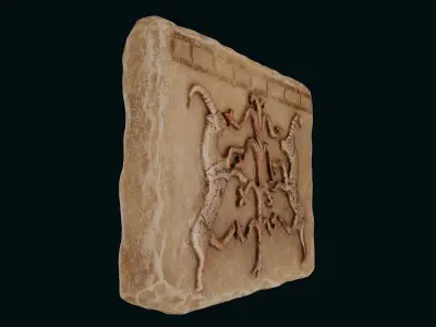 Phrygian Terracotta Low-poly 3D model