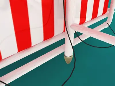 Farr Better Ice Cream Cart Low-poly 3D model