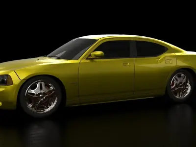 Fantasy car 3D model